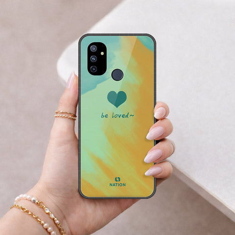 OnePlus Nord N100 Cover - Onation Heart Series - HQ Ultra Shine Premium Infinity Glass Soft Silicon Borders Case