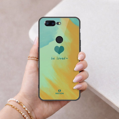 OnePlus 5T Cover - Onation Heart Series - HQ Ultra Shine Premium Infinity Glass Soft Silicon Borders Case