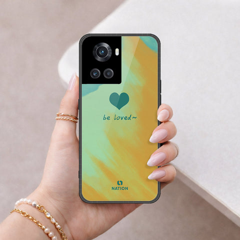 OnePlus 10R Cover - Onation Heart Series - HQ Ultra Shine Premium Infinity Glass Soft Silicon Borders Case