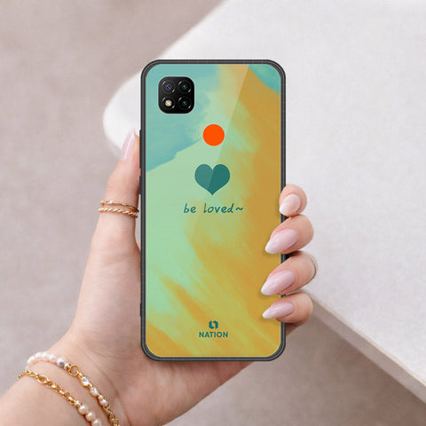 Xiaomi Redmi 9C Cover - Onation Heart Series - HQ Ultra Shine Premium Infinity Glass Soft Silicon Borders Case