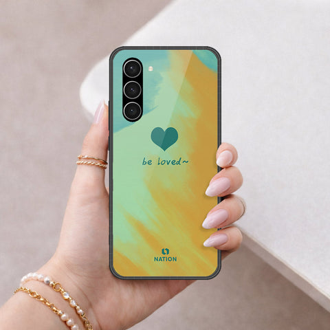 Samsung Galaxy S23 5G Cover - Onation Heart Series - HQ Ultra Shine Premium Infinity Glass Soft Silicon Borders Case