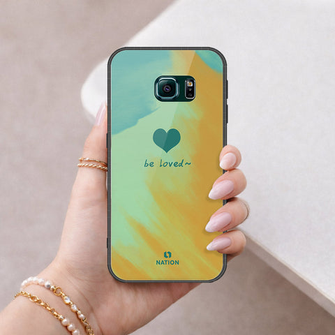 Samsung Galaxy S6 Edge Plus Cover - Onation Heart Series - HQ Ultra Shine Premium Infinity Glass Soft Silicon Borders Case