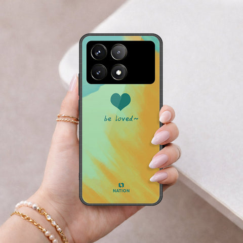Xiaomi Poco F6 Pro Cover - Onation Heart Series - HQ Ultra Shine Premium Infinity Glass Soft Silicon Borders Case