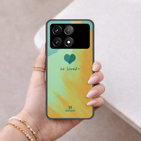 Xiaomi Poco X6 Pro Cover - Onation Heart Series - HQ Ultra Shine Premium Infinity Glass Soft Silicon Borders Case