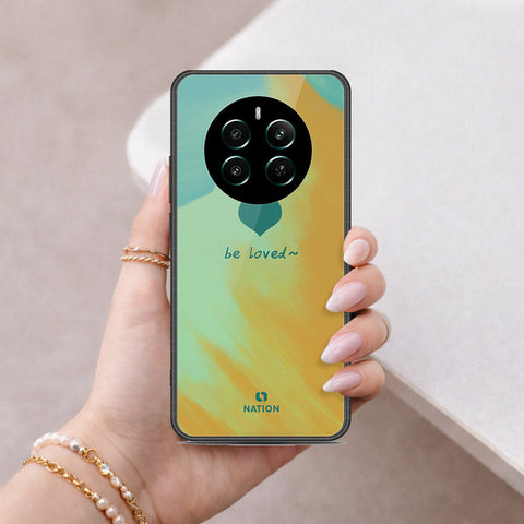 Realme 12 Plus Cover - Onation Heart Series - HQ Ultra Shine Premium Infinity Glass Soft Silicon Borders Case
