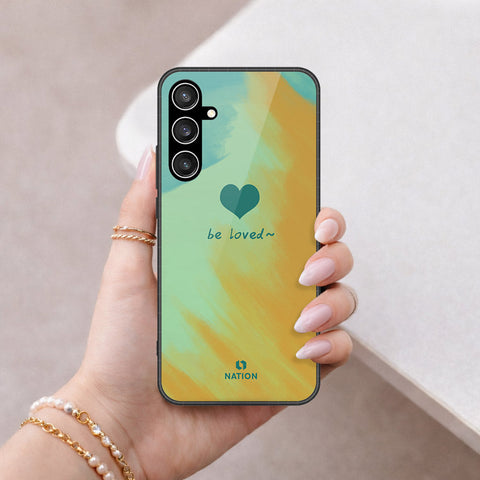 Samsung Galaxy S23 FE Cover - Onation Heart Series - HQ Ultra Shine Premium Infinity Glass Soft Silicon Borders Case