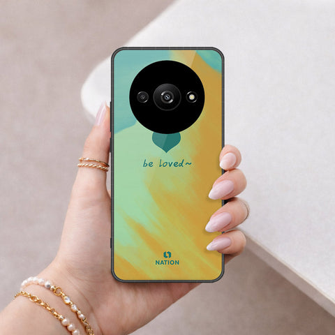 Xiaomi Redmi A3 Cover - Onation Heart Series - HQ Ultra Shine Premium Infinity Glass Soft Silicon Borders Case