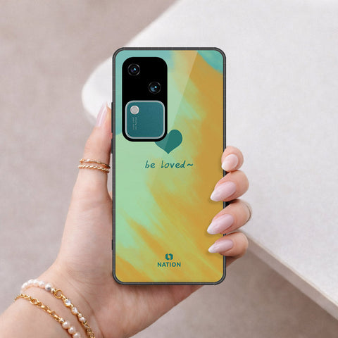 Vivo S18 Cover - Onation Heart Series - HQ Ultra Shine Premium Infinity Glass Soft Silicon Borders Case