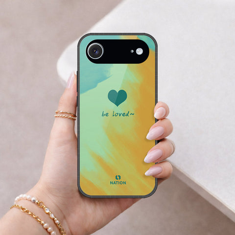 iPhone 17 Air - Onation Heart Series - HQ Ultra Shine Premium Infinity Glass Soft Silicon Borders Case