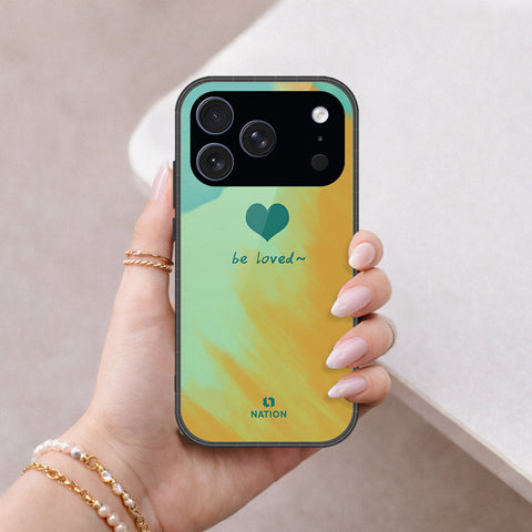 iPhone 17 Pro - Onation Heart Series - HQ Ultra Shine Premium Infinity Glass Soft Silicon Borders Case