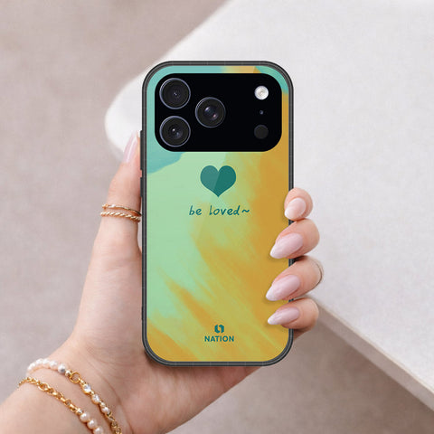 iPhone 18 Pro Max - Onation Heart Series - HQ Ultra Shine Premium Infinity Glass Soft Silicon Borders Case