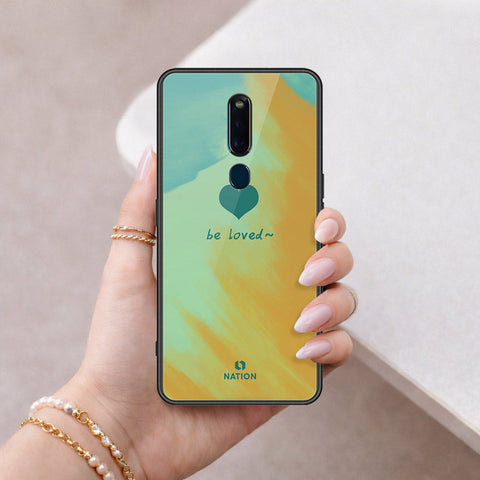 Oppo R19 Cover - Onation Heart Series - HQ Ultra Shine Premium Infinity Glass Soft Silicon Borders Case