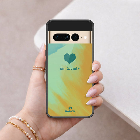Google Pixel 7 Pro Cover - Onation Heart Series - HQ Ultra Shine Premium Infinity Glass Soft Silicon Borders Case