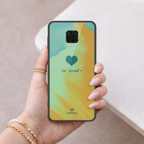 Xiaomi Redmi Note 9S Cover - Onation Heart Series - HQ Ultra Shine Premium Infinity Glass Soft Silicon Borders Case