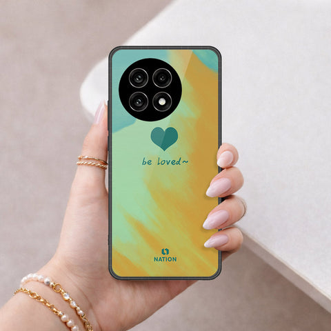 OnePlus 13R Cover - Onation Heart Series - HQ Ultra Shine Premium Infinity Glass Soft Silicon Borders Case