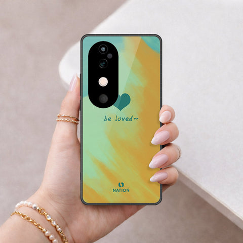 Vivo S19 Cover - Onation Heart Series - HQ Ultra Shine Premium Infinity Glass Soft Silicon Borders Case