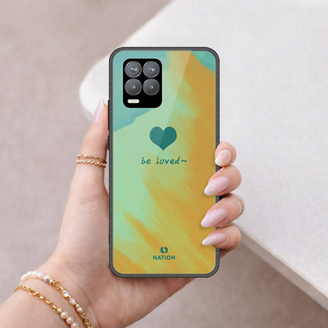 Realme 8 Pro Cover - Onation Heart Series - HQ Ultra Shine Premium Infinity Glass Soft Silicon Borders Case