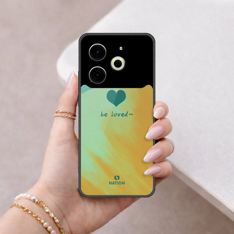 Tecno Pova 6 Pro Cover - Onation Heart Series - HQ Ultra Shine Premium Infinity Glass Soft Silicon Borders Case
