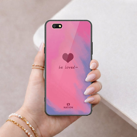 Oppo A77 Cover - Onation Heart Series - HQ Ultra Shine Premium Infinity Glass Soft Silicon Borders Case