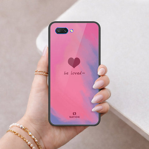 Huawei Honor 10 Cover - Onation Heart Series - HQ Ultra Shine Premium Infinity Glass Soft Silicon Borders Case