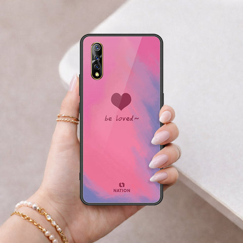 Vivo Y7s Cover - Onation Heart Series - HQ Ultra Shine Premium Infinity Glass Soft Silicon Borders Case