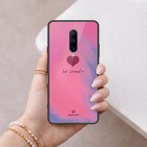 OnePlus 7 Pro Cover - Onation Heart Series - HQ Ultra Shine Premium Infinity Glass Soft Silicon Borders Case