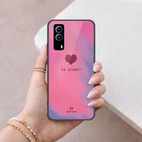 Vivo Y53s Cover - Onation Heart Series - HQ Ultra Shine Premium Infinity Glass Soft Silicon Borders Case