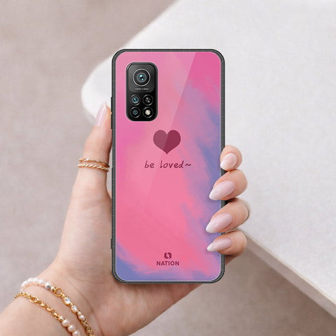 Xiaomi Mi 10T Cover - Onation Heart Series - HQ Ultra Shine Premium Infinity Glass Soft Silicon Borders Case