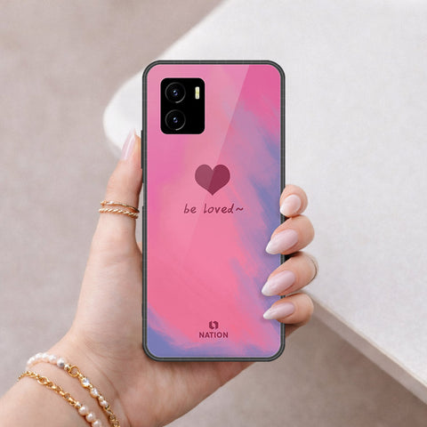 Vivo Y15s Cover - Onation Heart Series - HQ Ultra Shine Premium Infinity Glass Soft Silicon Borders Case