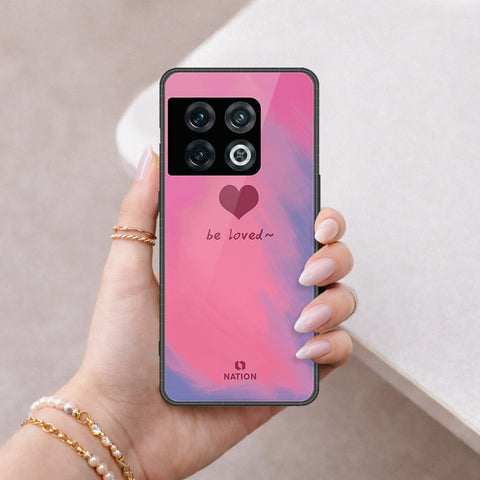 OnePlus 10 Pro Cover - Onation Heart Series - HQ Ultra Shine Premium Infinity Glass Soft Silicon Borders Case