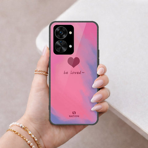 OnePlus Nord 2T Cover - Onation Heart Series - HQ Ultra Shine Premium Infinity Glass Soft Silicon Borders Case