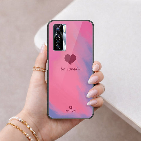 Tecno Camon 17 Pro Cover - Onation Heart Series - HQ Ultra Shine Premium Infinity Glass Soft Silicon Borders Case