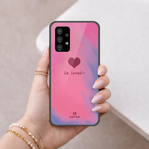 Samsung Galaxy A53 5G Cover - Onation Heart Series - HQ Ultra Shine Premium Infinity Glass Soft Silicon Borders Case