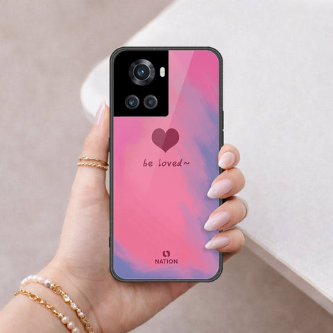 OnePlus 10R Cover - Onation Heart Series - HQ Ultra Shine Premium Infinity Glass Soft Silicon Borders Case