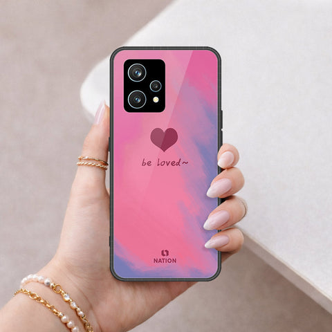 Realme 9 Pro Plus  Cover - Onation Heart Series - HQ Ultra Shine Premium Infinity Glass Soft Silicon Borders Case