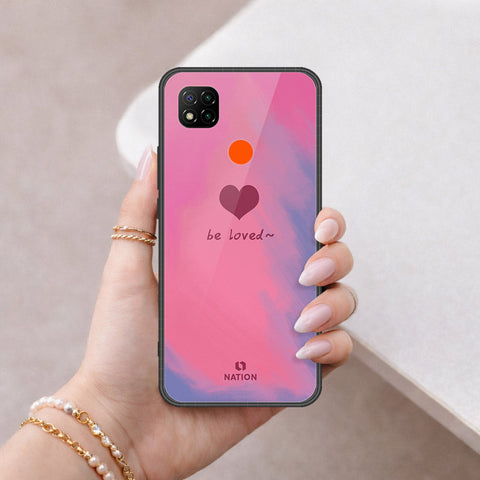 Xiaomi Redmi 9C Cover - Onation Heart Series - HQ Ultra Shine Premium Infinity Glass Soft Silicon Borders Case