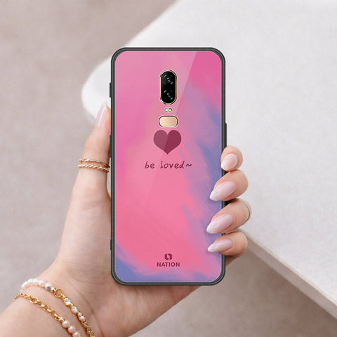 OnePlus 6 Cover - Onation Heart Series - HQ Ultra Shine Premium Infinity Glass Soft Silicon Borders Case