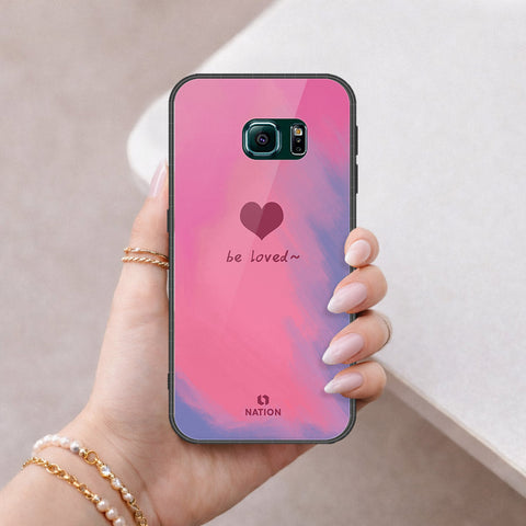 Samsung Galaxy S6 Edge Plus Cover - Onation Heart Series - HQ Ultra Shine Premium Infinity Glass Soft Silicon Borders Case
