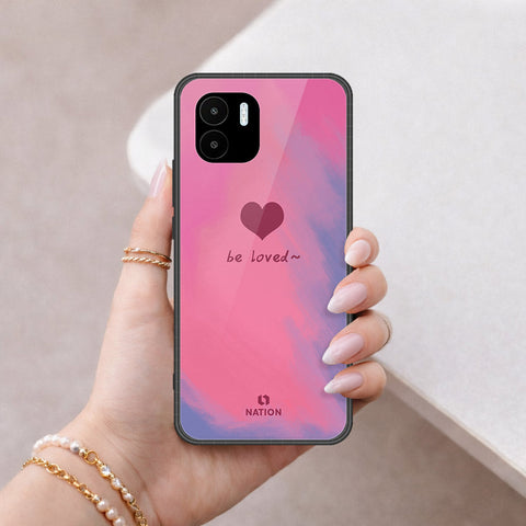 Xiaomi Redmi A2 Cover - Onation Heart Series - HQ Ultra Shine Premium Infinity Glass Soft Silicon Borders Case