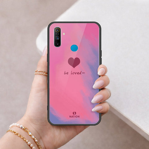 Realme 5s Cover - Onation Heart Series - HQ Ultra Shine Premium Infinity Glass Soft Silicon Borders Case