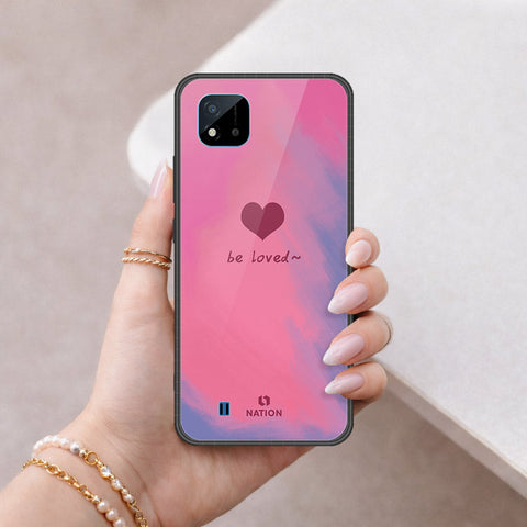 Realme C20 Cover - Onation Heart Series - HQ Ultra Shine Premium Infinity Glass Soft Silicon Borders Case