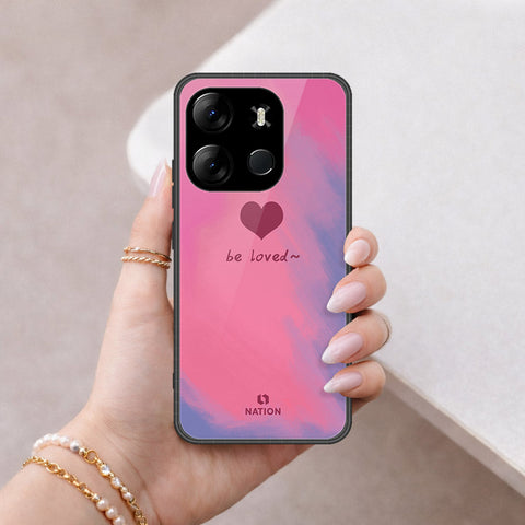 Tecno Spark Go 2023 Cover - Onation Heart Series - HQ Ultra Shine Premium Infinity Glass Soft Silicon Borders Case