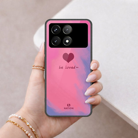 Xiaomi Poco X6 Pro Cover - Onation Heart Series - HQ Ultra Shine Premium Infinity Glass Soft Silicon Borders Case