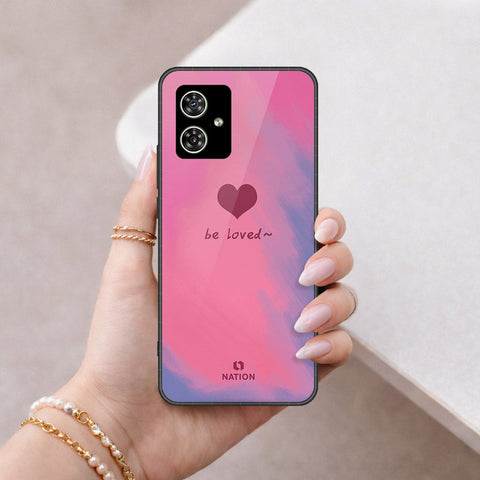 Motorola Moto G64 Cover - Onation Heart Series - HQ Ultra Shine Premium Infinity Glass Soft Silicon Borders Case