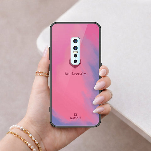 Vivo V17 Pro Cover - Onation Heart Series - HQ Ultra Shine Premium Infinity Glass Soft Silicon Borders Case
