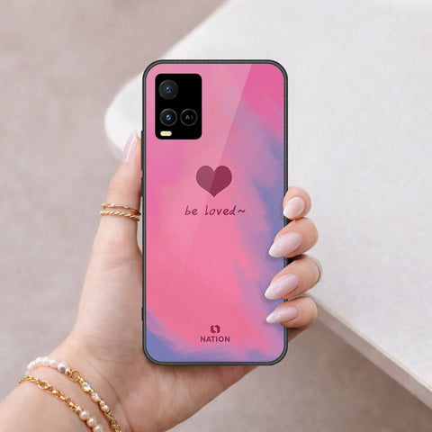 Vivo Y32 Cover - Onation Heart Series - HQ Ultra Shine Premium Infinity Glass Soft Silicon Borders Case