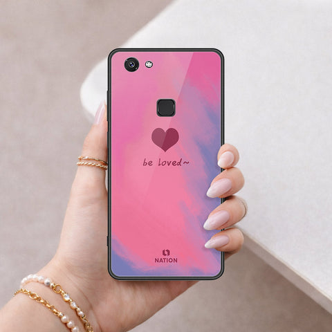 Vivo Y75 Cover - Onation Heart Series - HQ Ultra Shine Premium Infinity Glass Soft Silicon Borders Case
