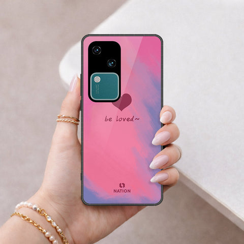Vivo S18 Cover - Onation Heart Series - HQ Ultra Shine Premium Infinity Glass Soft Silicon Borders Case