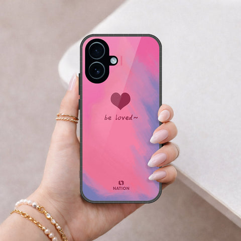 iPhone 17 - Onation Heart Series - HQ Ultra Shine Premium Infinity Glass Soft Silicon Borders Case