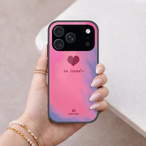 iPhone 18 Pro Max - Onation Heart Series - HQ Ultra Shine Premium Infinity Glass Soft Silicon Borders Case